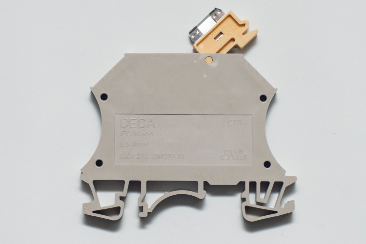 Borne de conexión seccionable a cuchilla con contactos a tornillos Modelo CTR 4 (Imagen 1)